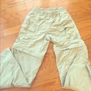 Columbia PFG zip-away pants/shorts